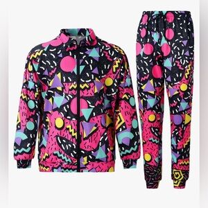 Like New Retro 80's 90's tracksuit jogger quality costume vintage style.